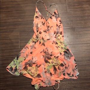 Lush Coral romper
